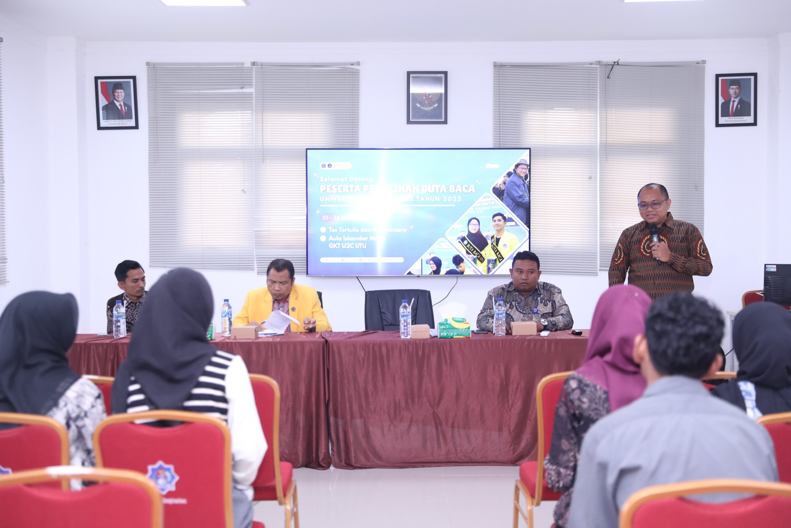 UTU Cari DUTA BACA BARU, Mahasiswa Antusias Ikut Seleksi